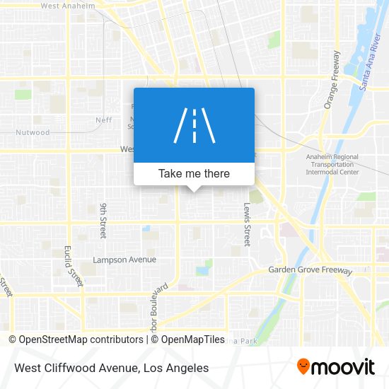 West Cliffwood Avenue map