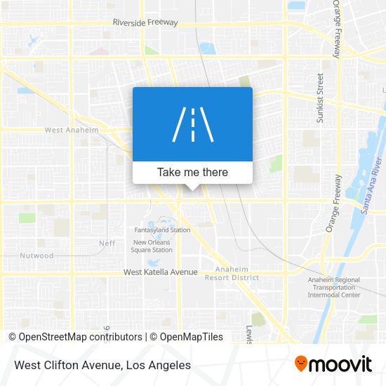 Mapa de West Clifton Avenue