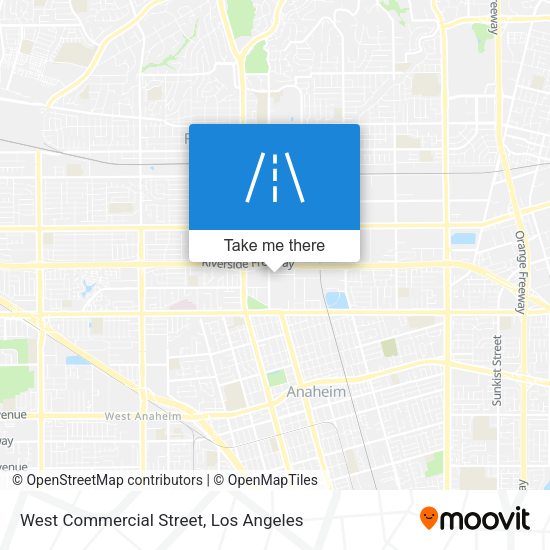 West Commercial Street map