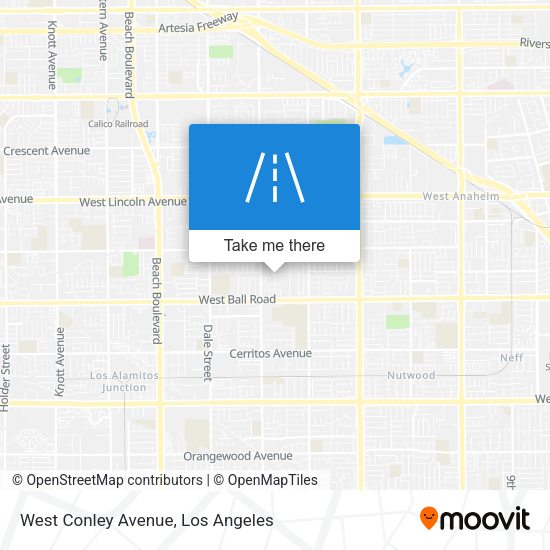 West Conley Avenue map