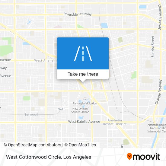 West Cottonwood Circle map