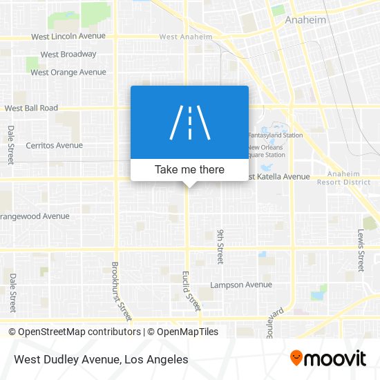 Mapa de West Dudley Avenue