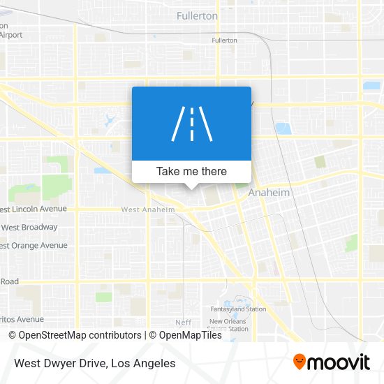 West Dwyer Drive map
