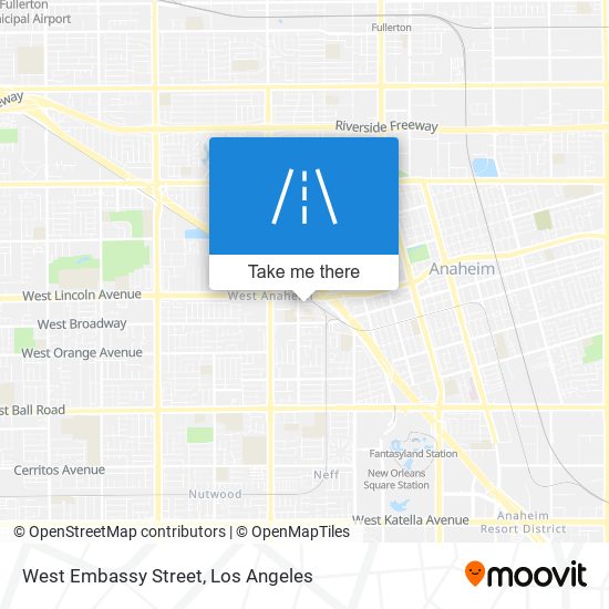 West Embassy Street map