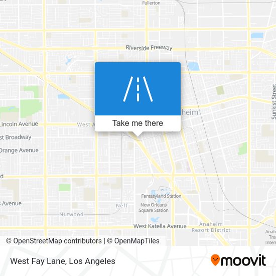 Mapa de West Fay Lane