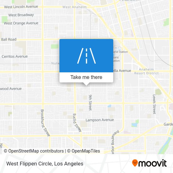 West Flippen Circle map