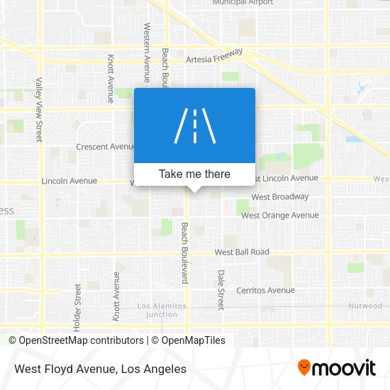 West Floyd Avenue map