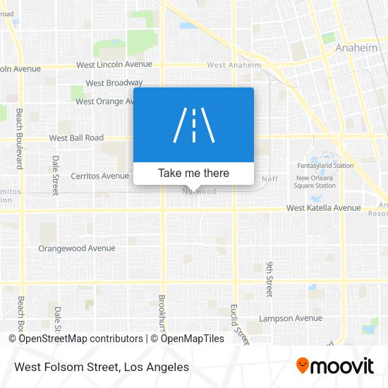 Mapa de West Folsom Street