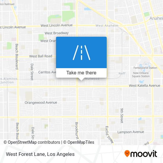 Mapa de West Forest Lane