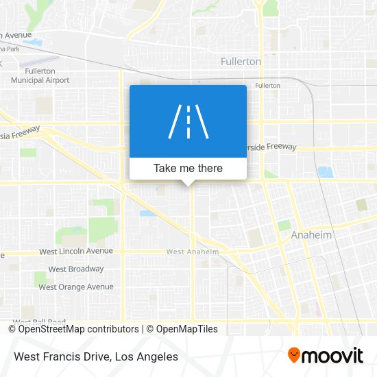 Mapa de West Francis Drive