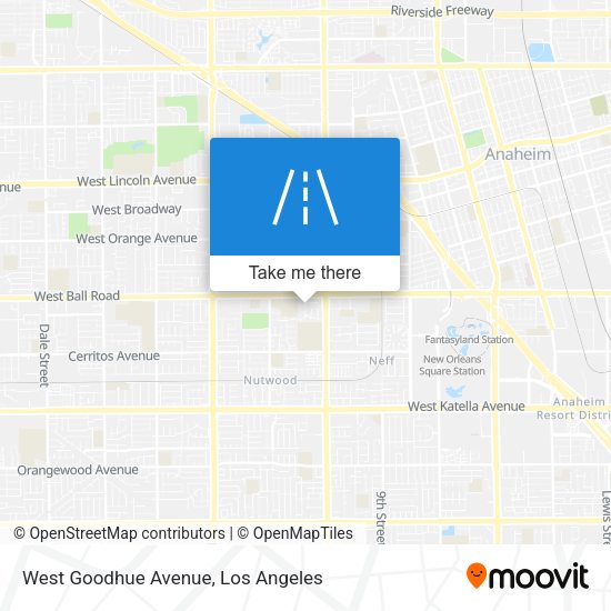 Mapa de West Goodhue Avenue