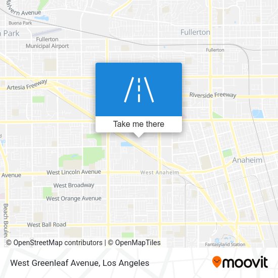 West Greenleaf Avenue map
