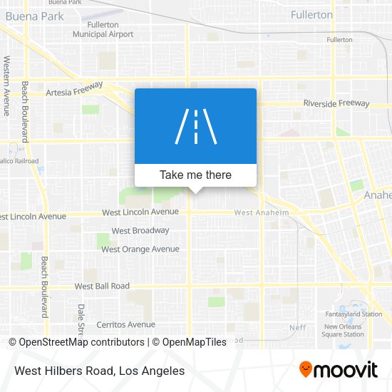 Mapa de West Hilbers Road