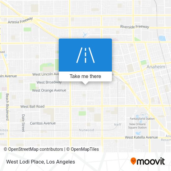 Mapa de West Lodi Place