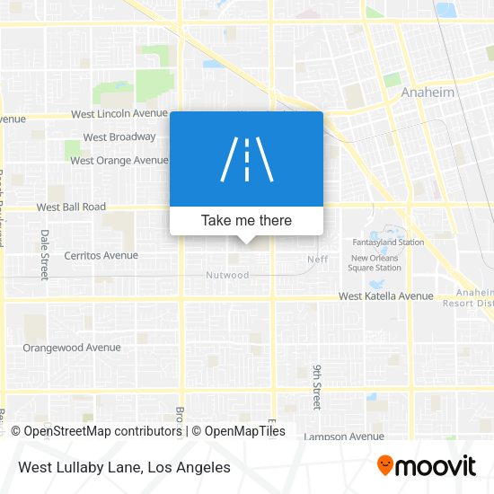 Mapa de West Lullaby Lane