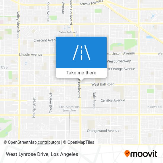 West Lynrose Drive map