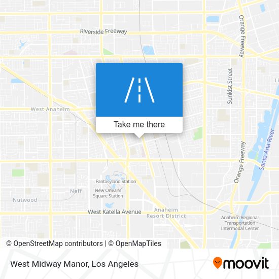 West Midway Manor map