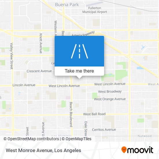 West Monroe Avenue map