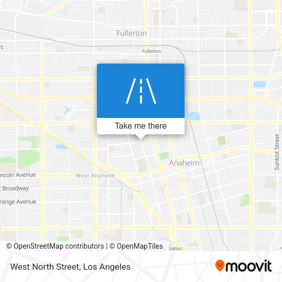 West North Street map