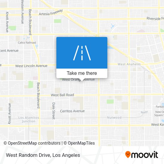 West Random Drive map