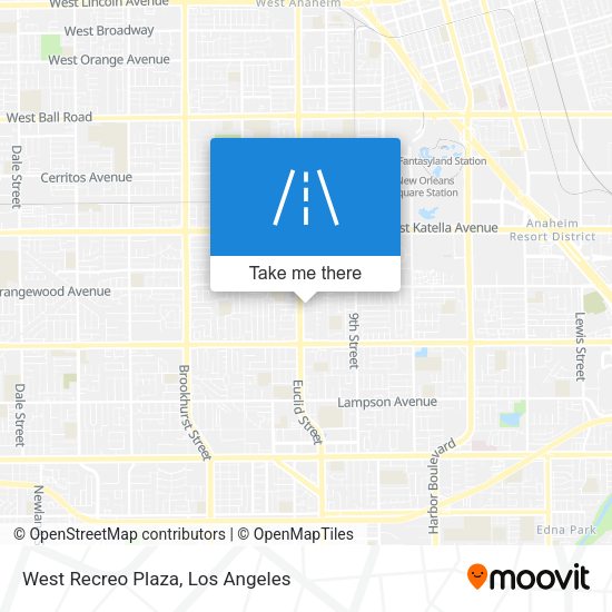 West Recreo Plaza map