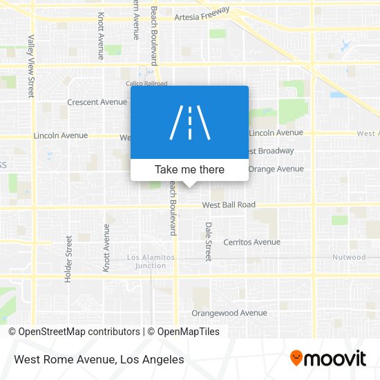 Mapa de West Rome Avenue