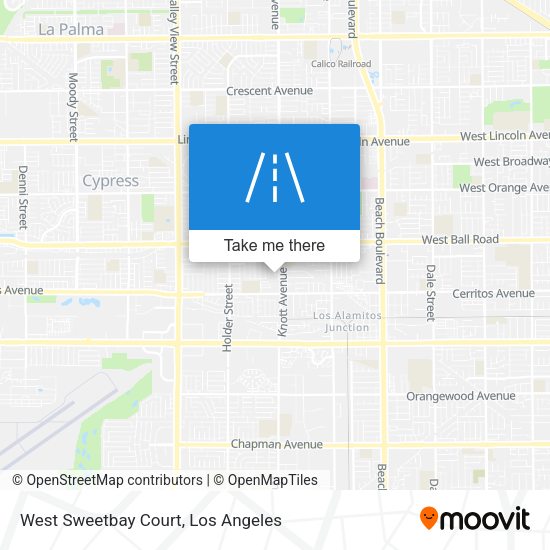 West Sweetbay Court map