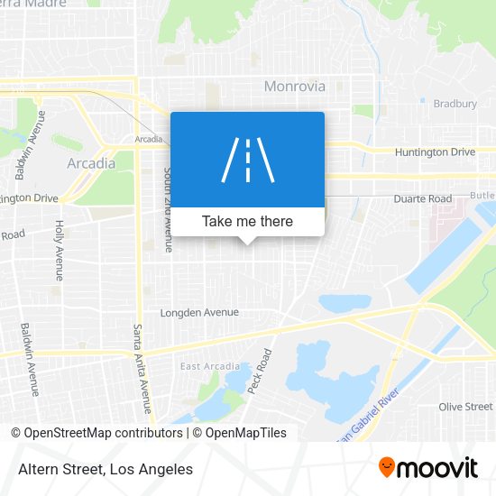 Mapa de Altern Street