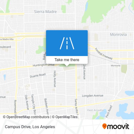 Mapa de Campus Drive