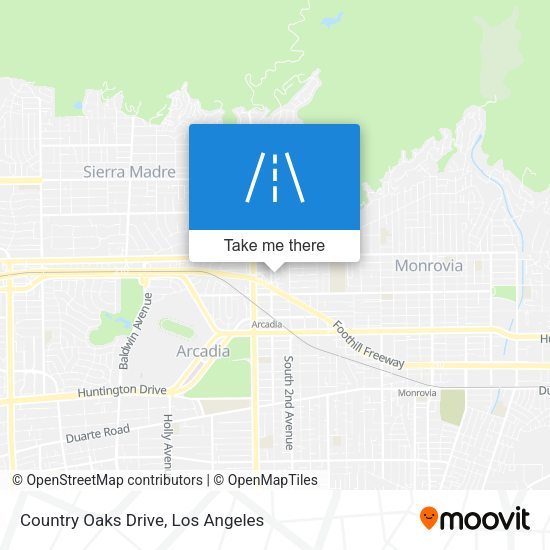 Country Oaks Drive map