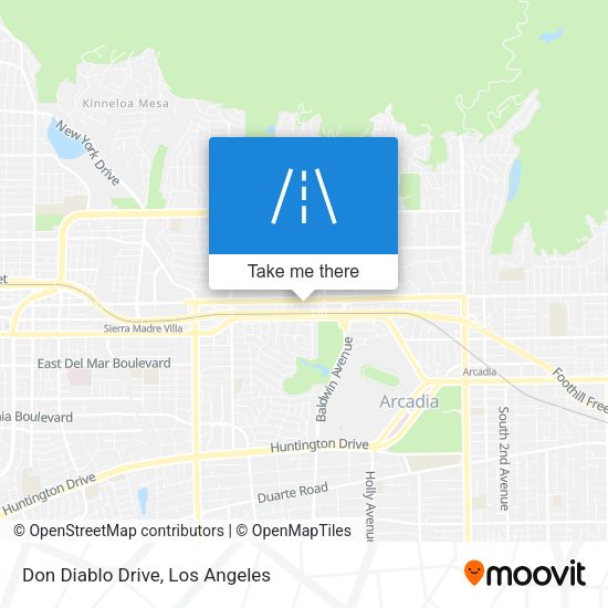 Don Diablo Drive map