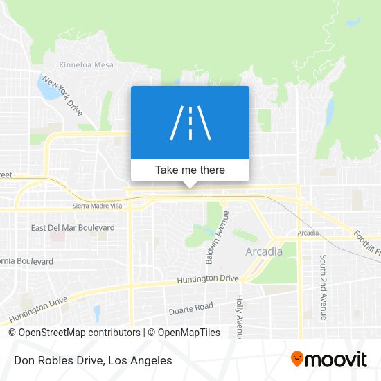 Don Robles Drive map