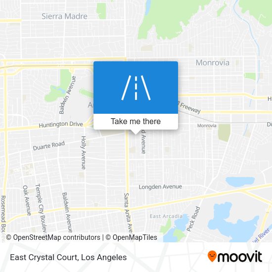 Mapa de East Crystal Court