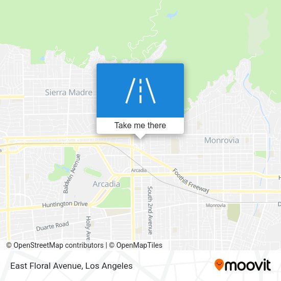 Mapa de East Floral Avenue