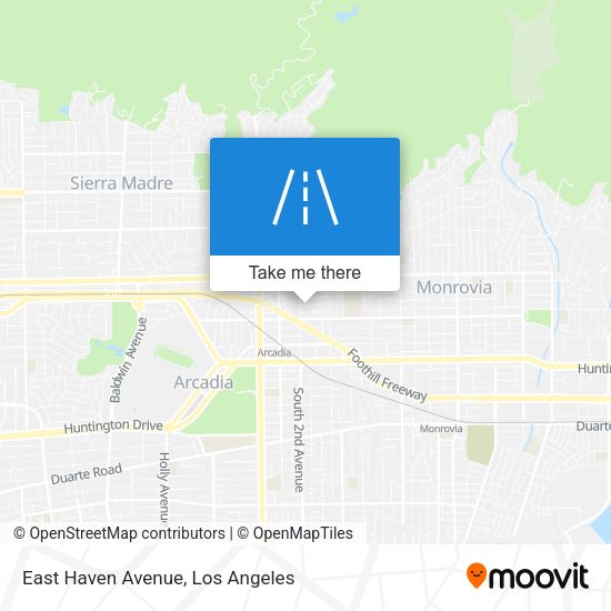 East Haven Avenue map