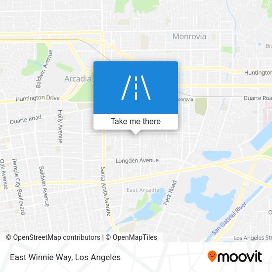 Mapa de East Winnie Way