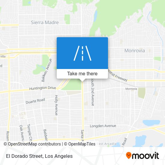 El Dorado Street map