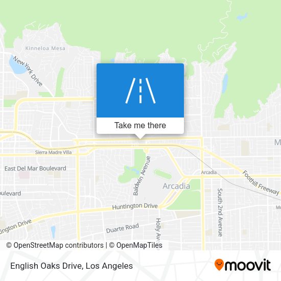 Mapa de English Oaks Drive