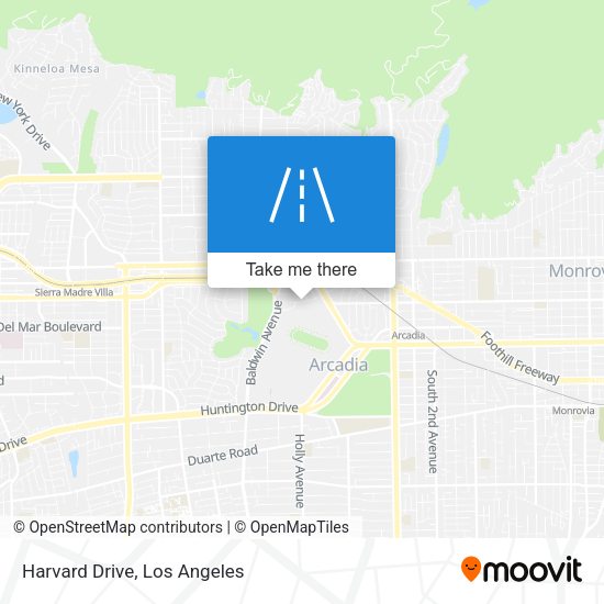 Mapa de Harvard Drive