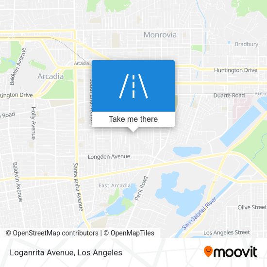 Loganrita Avenue map