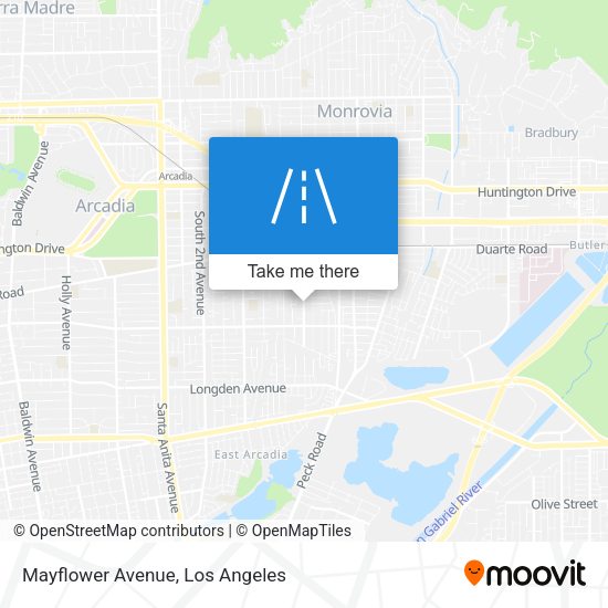 Mayflower Avenue map