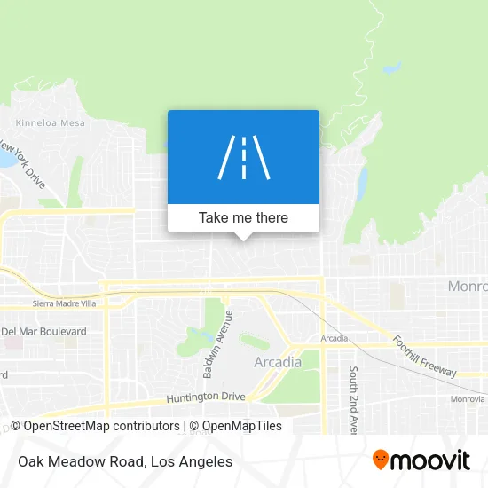 Mapa de Oak Meadow Road