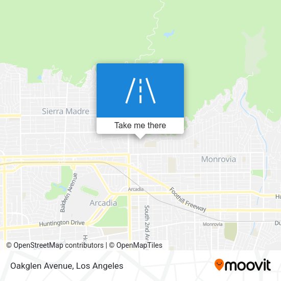 Mapa de Oakglen Avenue