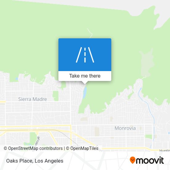 Mapa de Oaks Place