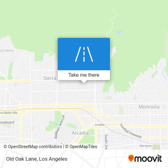 Mapa de Old Oak Lane