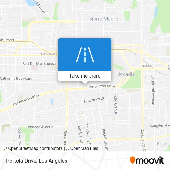 Mapa de Portola Drive