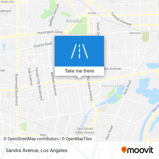 Mapa de Sandra Avenue