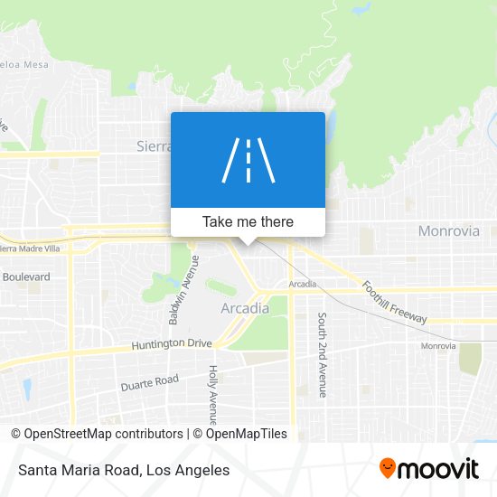Mapa de Santa Maria Road