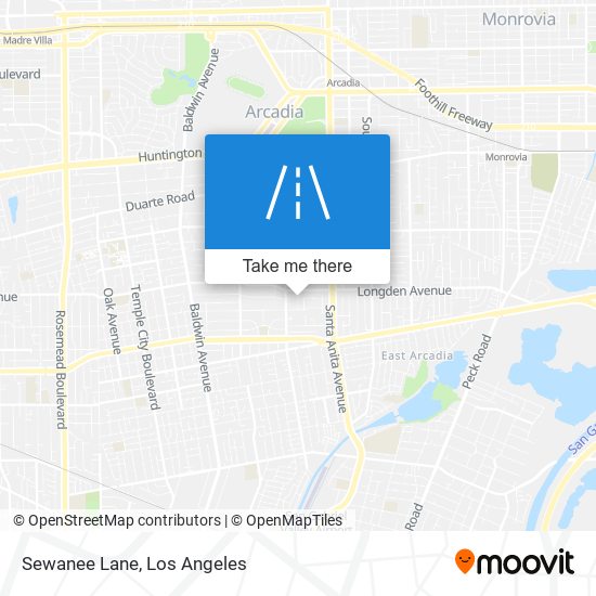 Sewanee Lane map