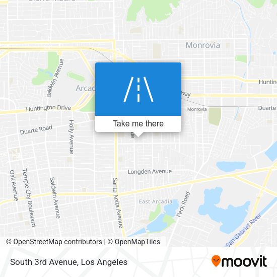 Mapa de South 3rd Avenue